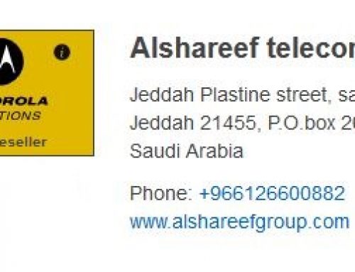 Al Shareef Telecom Golden Reseller at Motorola Solution